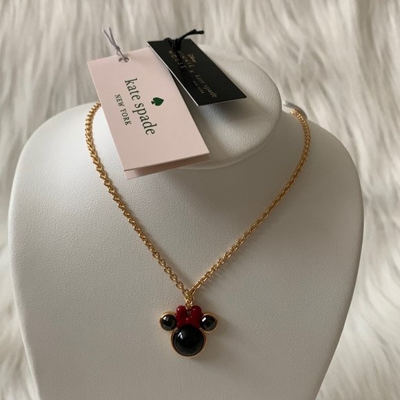 Kate spade shop minnie mouse necklace